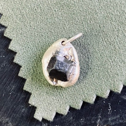 Handcrafted Sterling Silver Foraged Martite Pendant