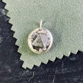 Handcrafted Sterling Silver Foraged Martite Pendant