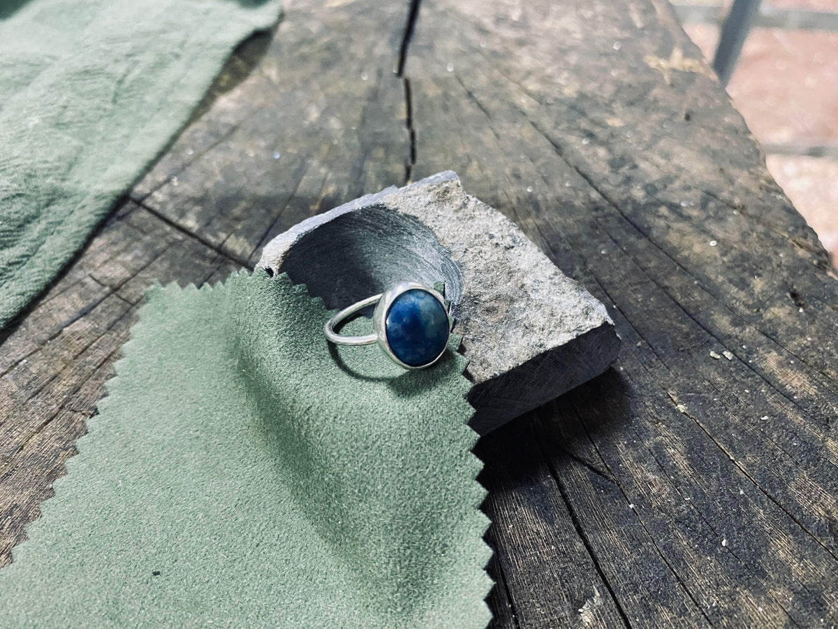 Gifted Chrysocolla Silver Ring