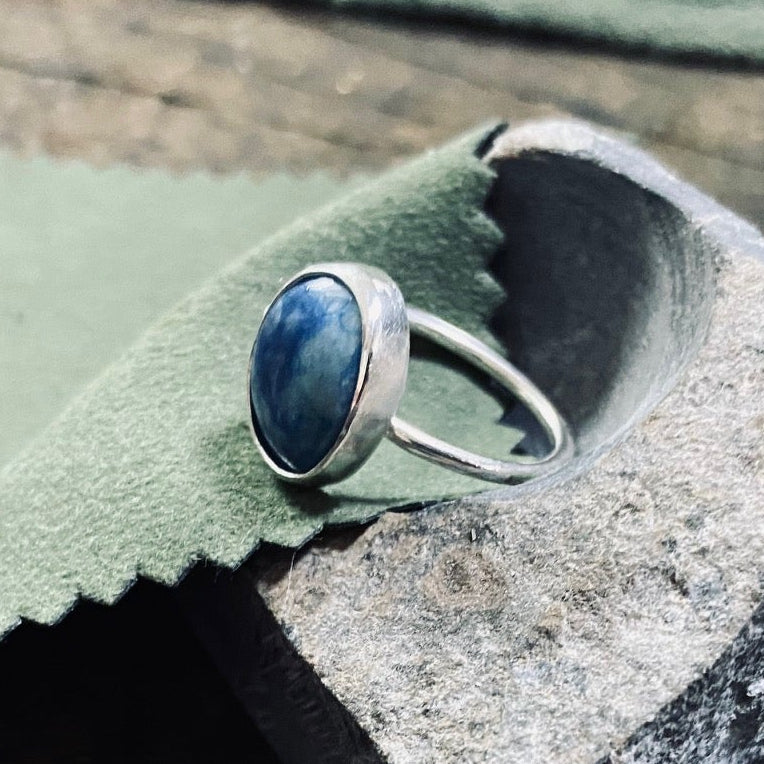 Gifted Chrysocolla Silver Ring